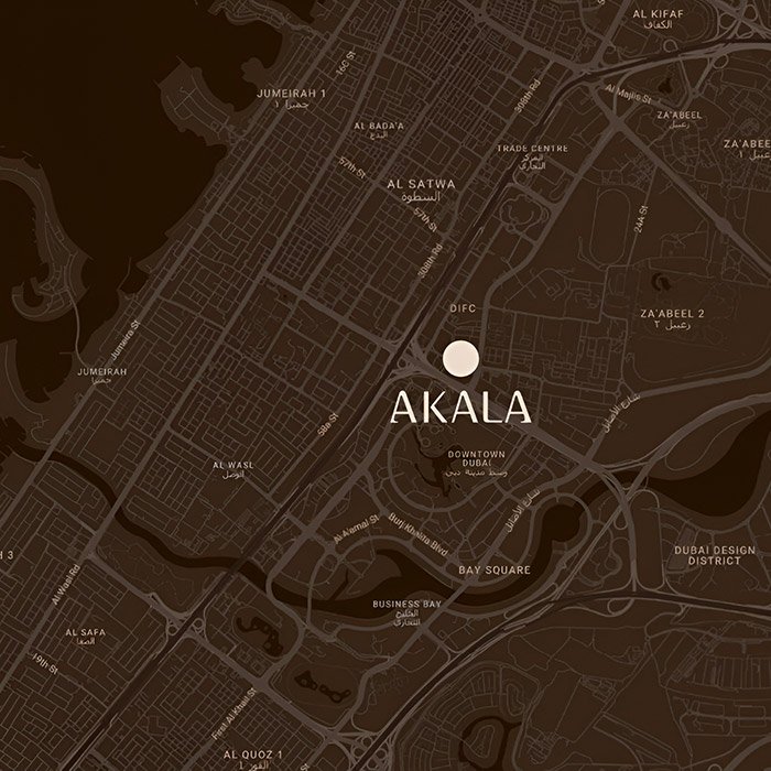 Akala Hotels & Residences by Arada Location